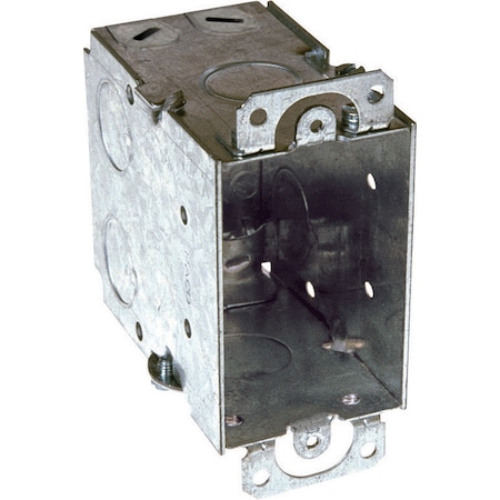 Raco Switch Box, Wall Box Type, 1 Gang, Steel 8601